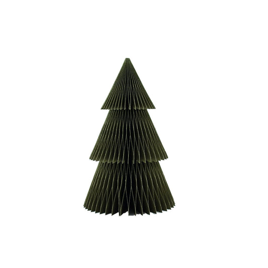 Deluxe Paper Tree Olive Green 31cm