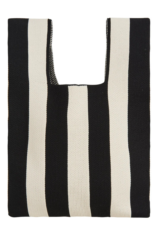 Palmier Mini Tote - Black Stripe