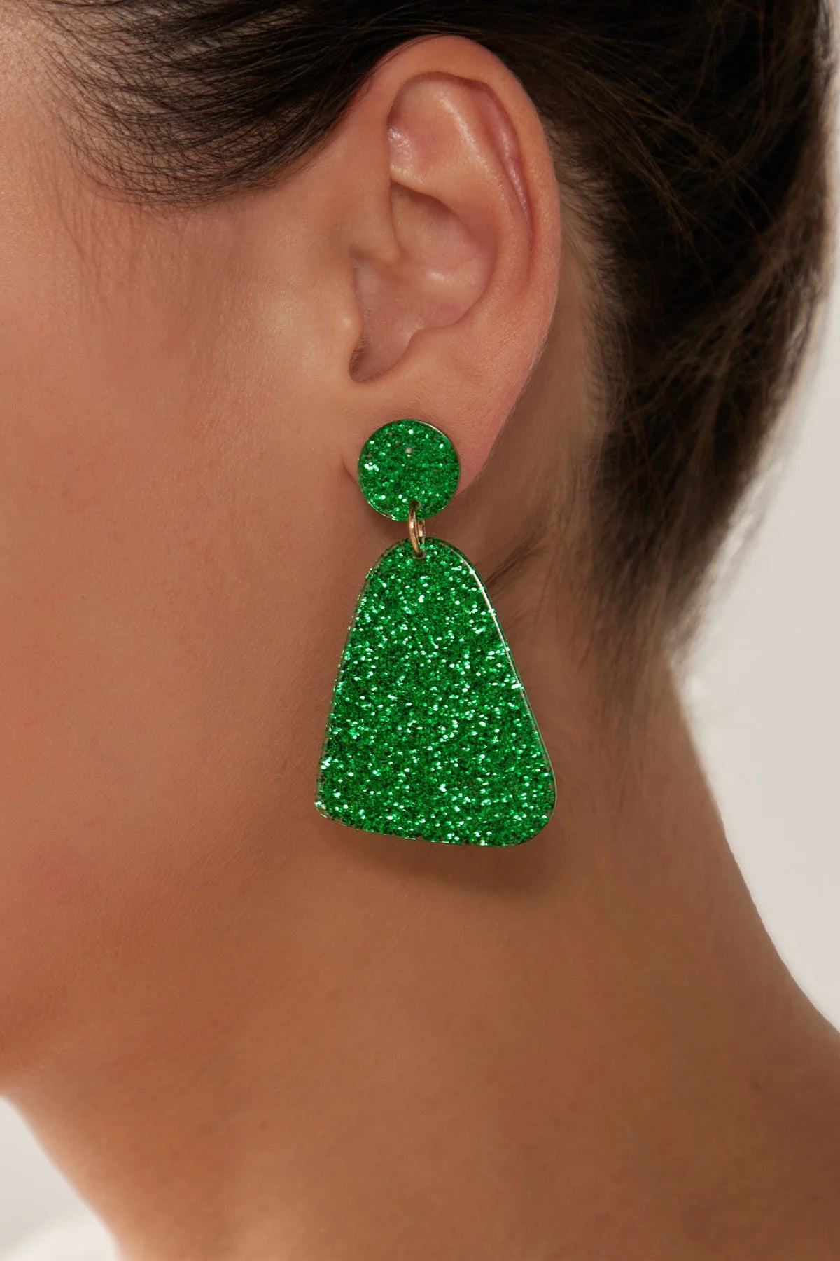 Jovial Sparkle Earring - Emerald