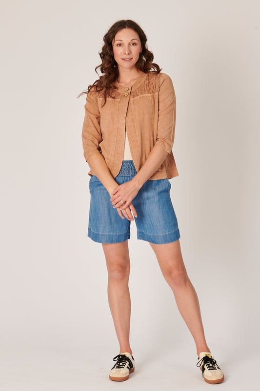 Panel Jacket - Toffee