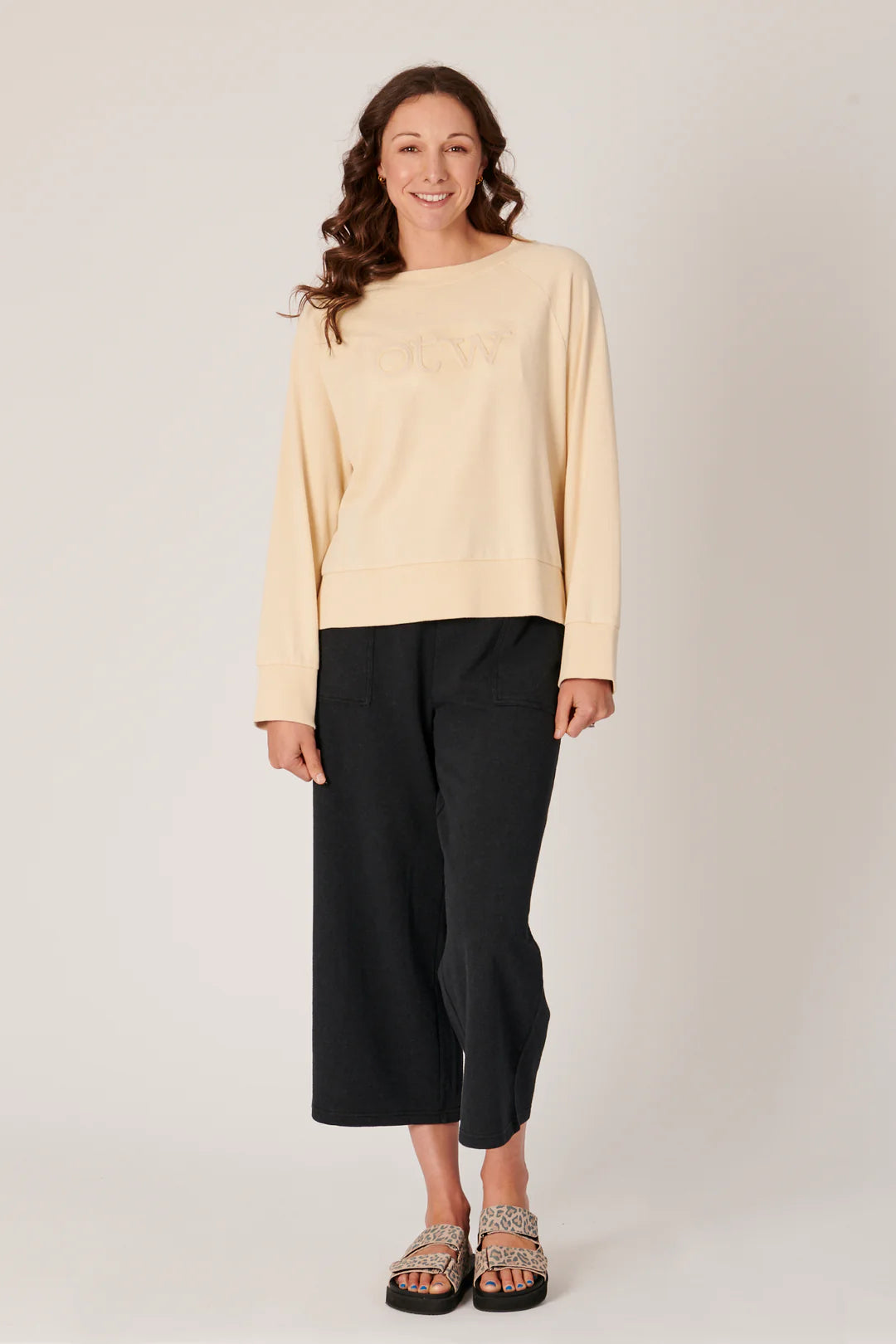 Step Hem Popover- Stone