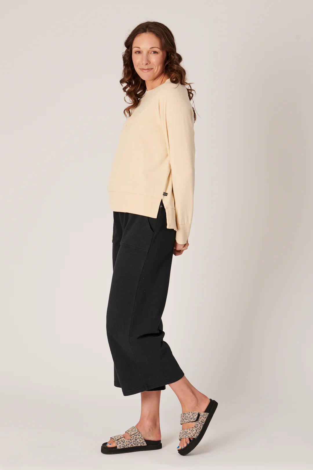 Step Hem Popover- Stone