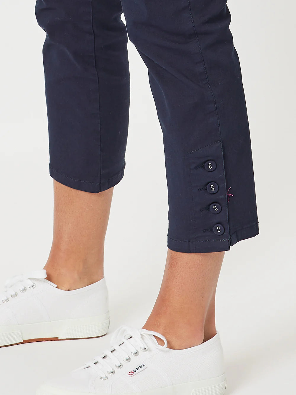 Charlie Cotton Twill Pant- Navy