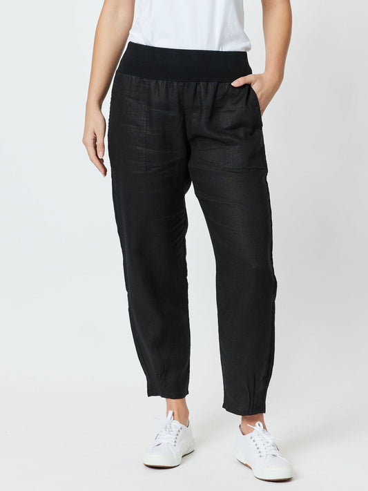 Jersey Waist Pant - Black