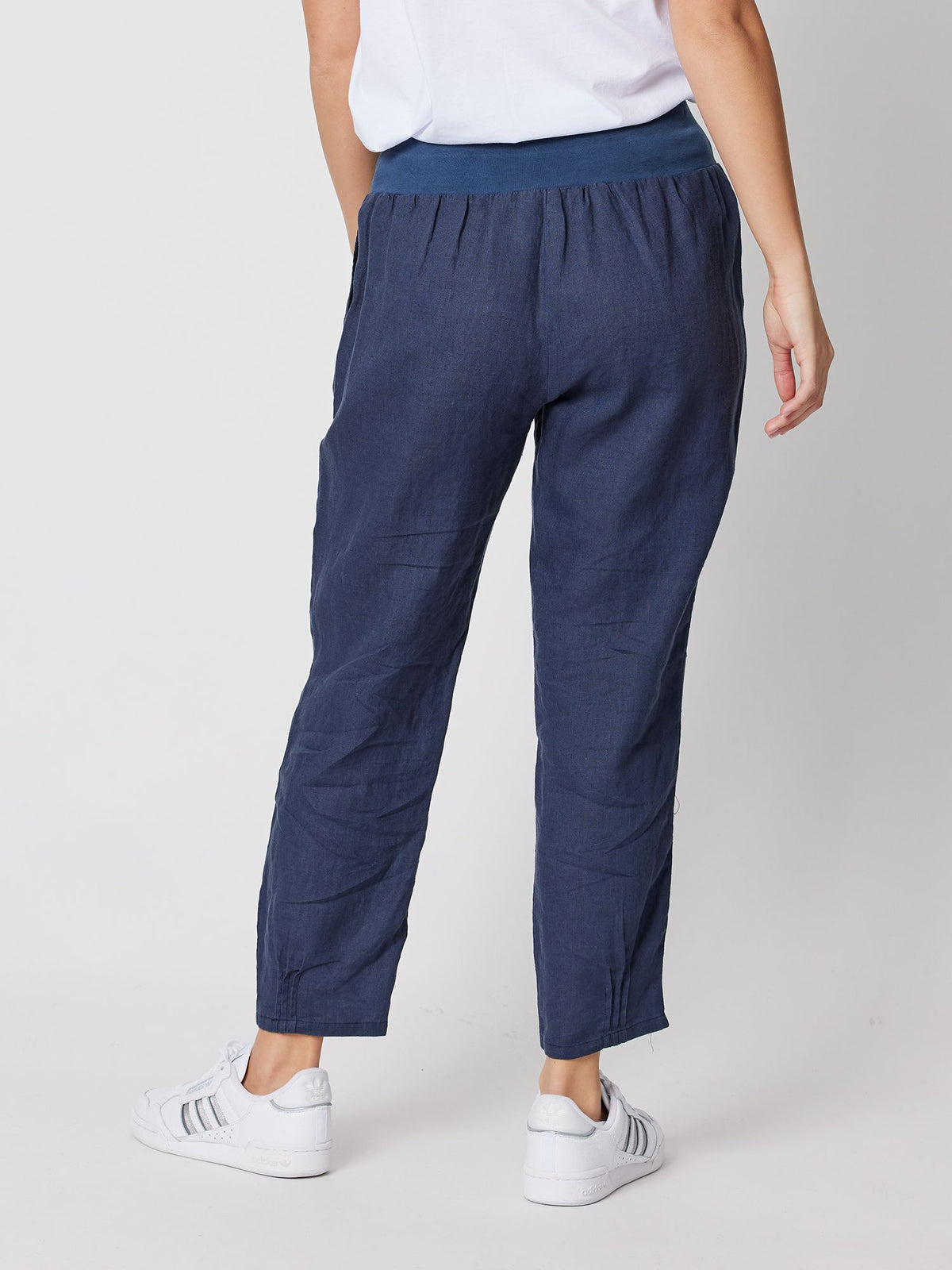 Jersey Waist Pant - Navy