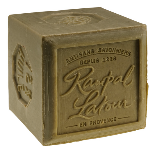 Rampal Latour Savon de Marseille Soap 600 gram Cube -  Green with 72% Olive Oil