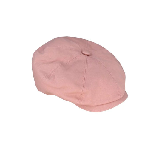 Barwon Cotton Twill Newsboy Cap -Pink