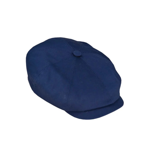 Barwon Cotton Twill Newsboy Cap - Navy