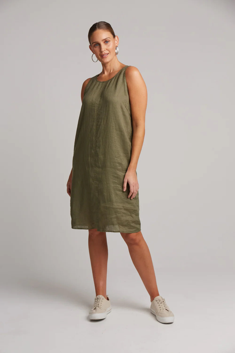 Studio Midi Dress -Khaki