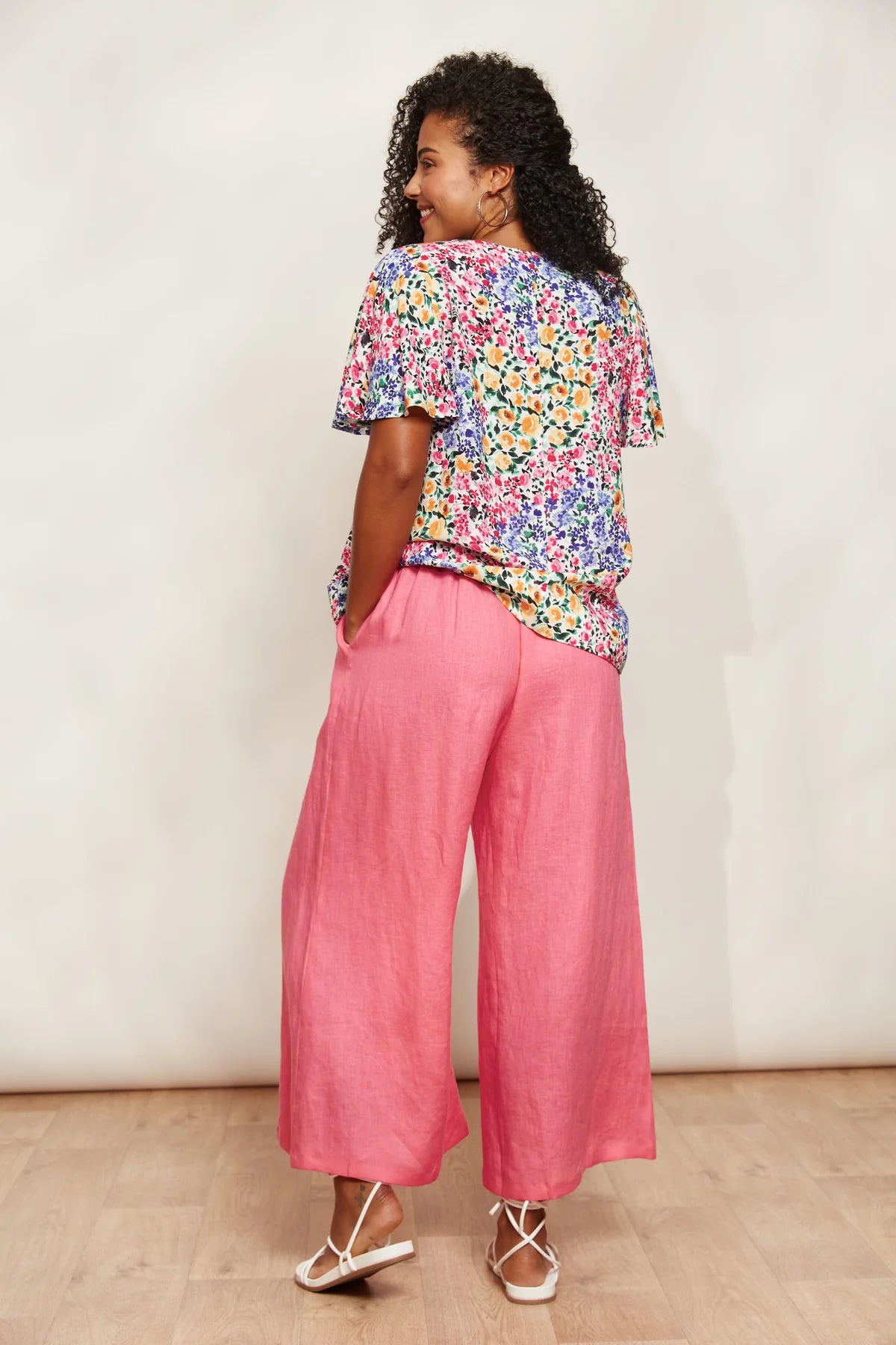 Halcyon Crop Pant - Pink