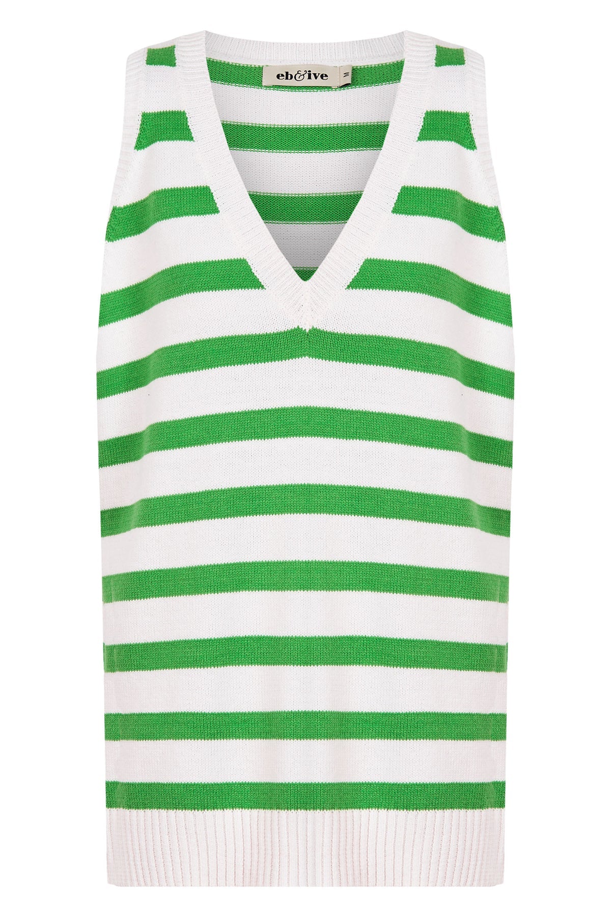 La Sable Knit Vest- Emerald