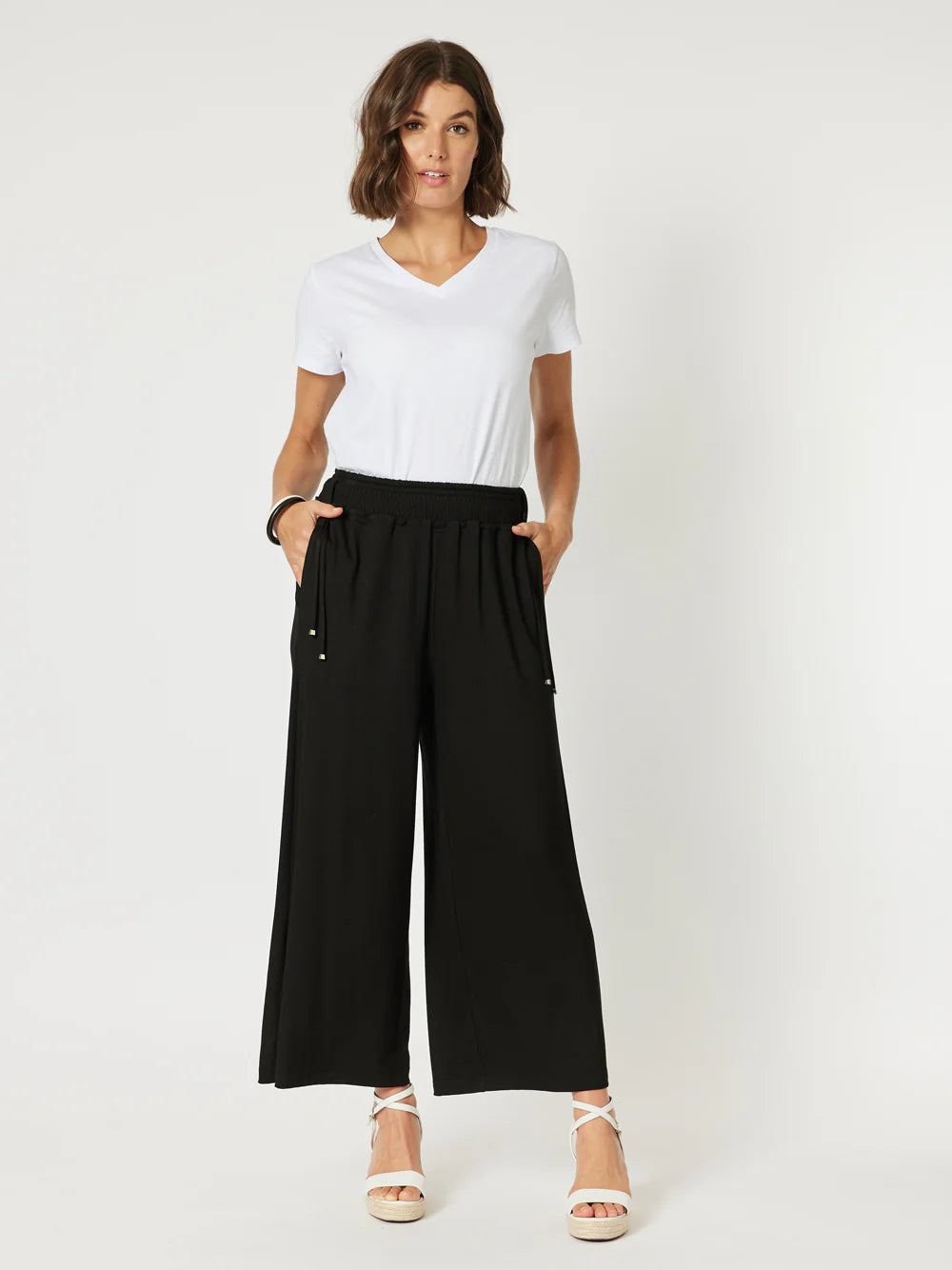 Wide Leg Jersey Pant