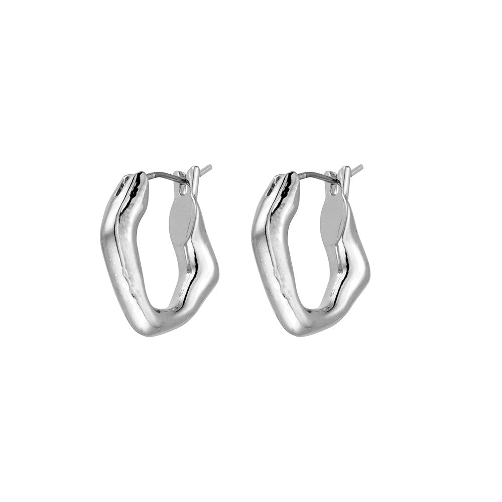 Allure Obscure Hoop Earring - Silver