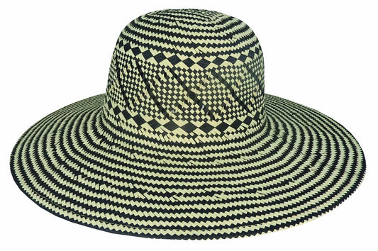 Poppi Wave Capeline Hat - Natural/Black