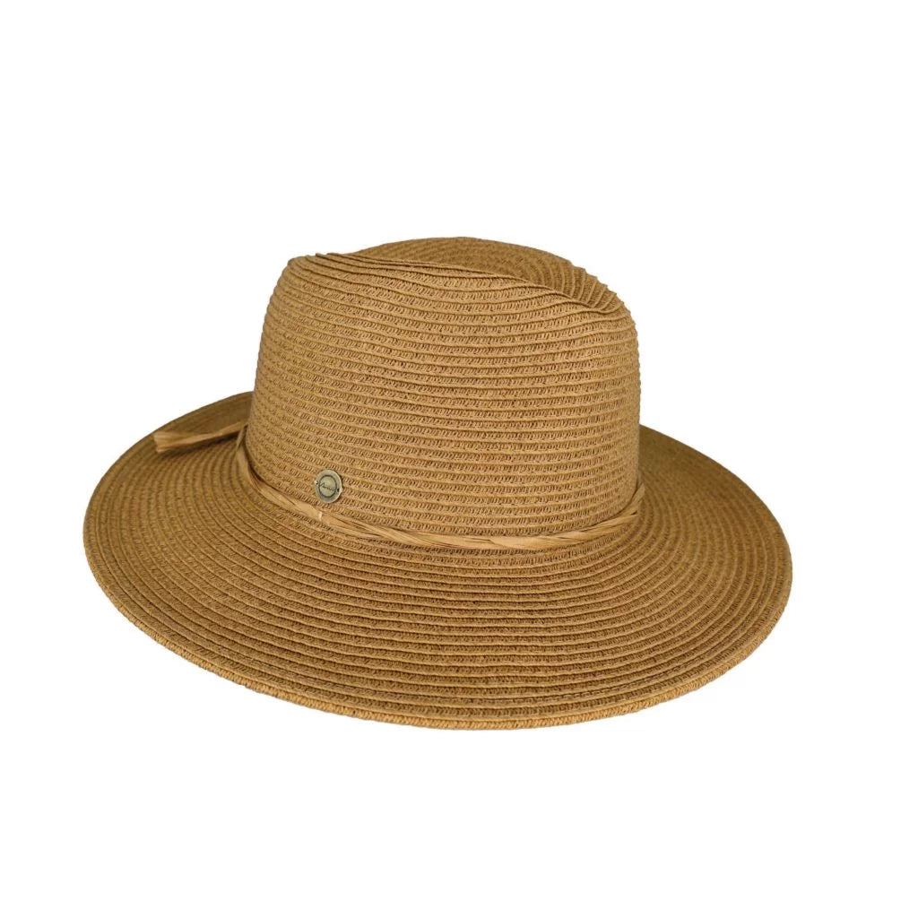 Maryknoll Fedora & Crochet Bag Set - Bark