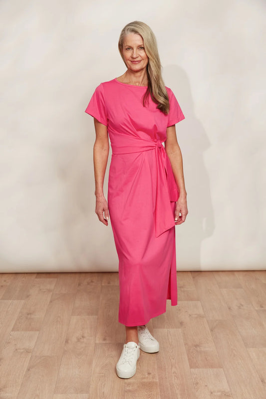 Verano Tie Dress - Pink