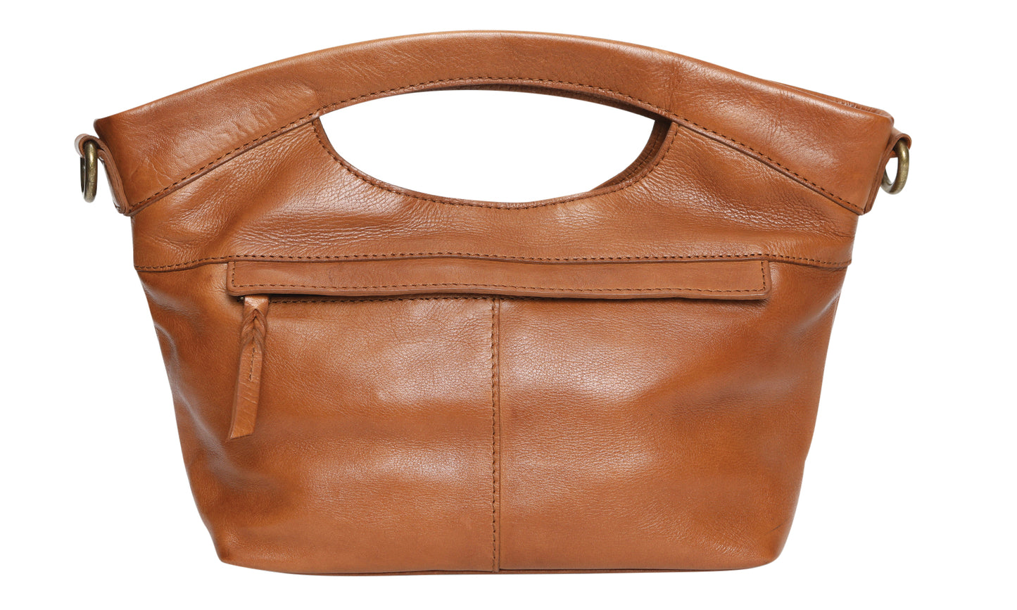 Vintage Leather Grab On - Tan