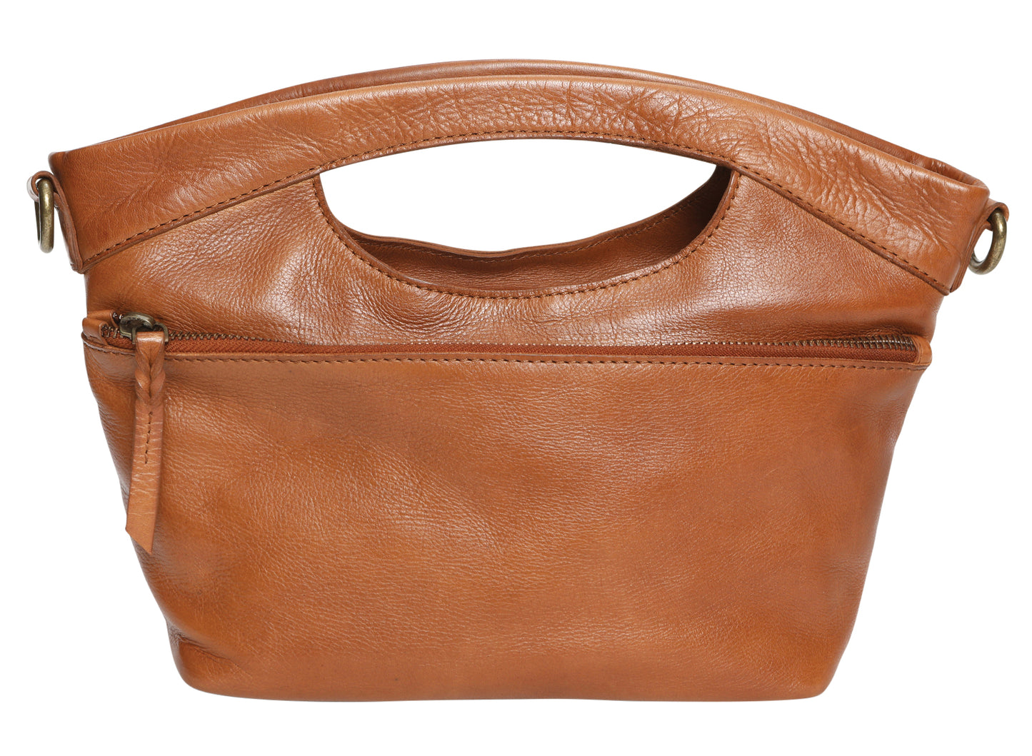 Vintage Leather Grab On - Tan