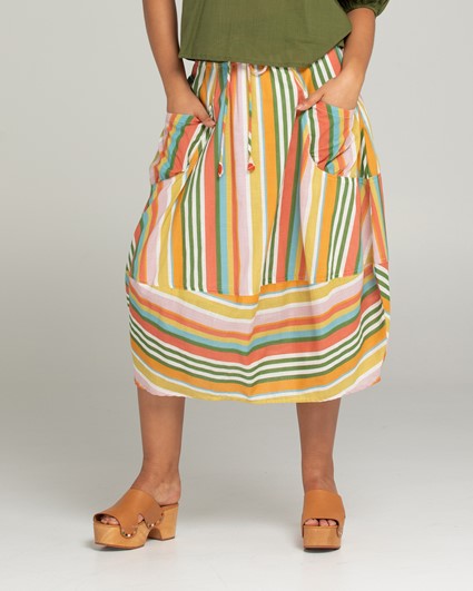 Guru Skirt - Ailana Stripe