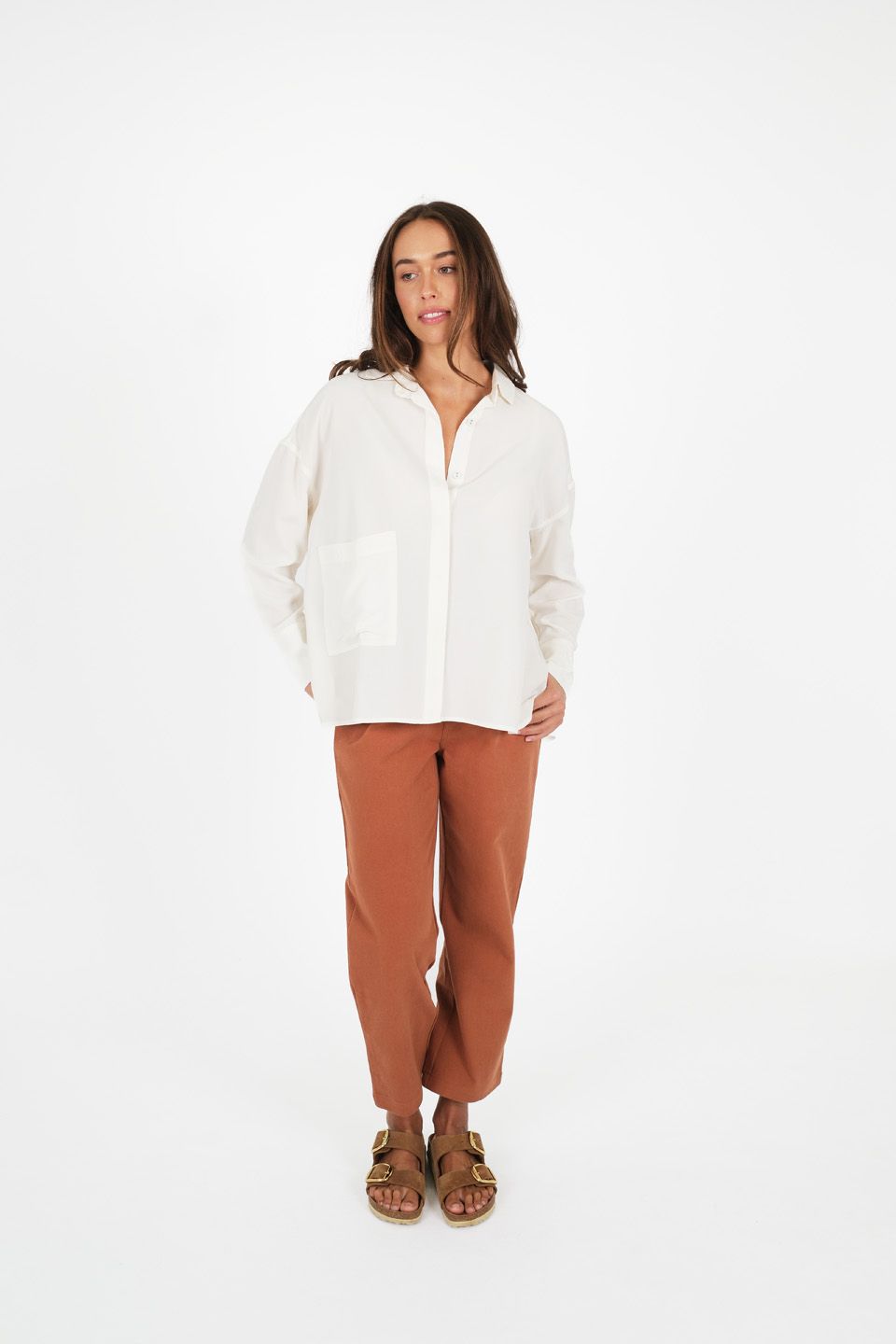 The Boxy Shirt - Cream