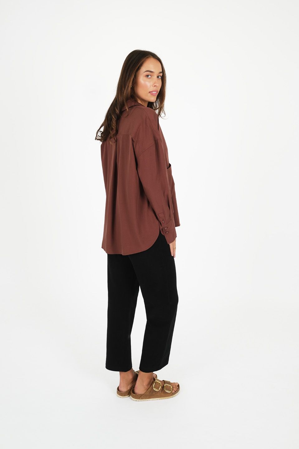 The Boxy Shirt - Cocoa