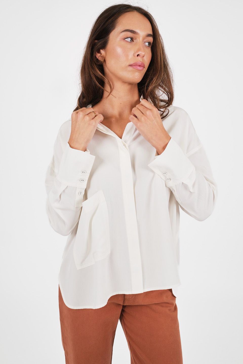 The Boxy Shirt - Cream