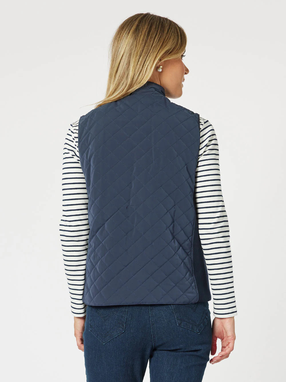 Brighton Puffer Vest - Navy