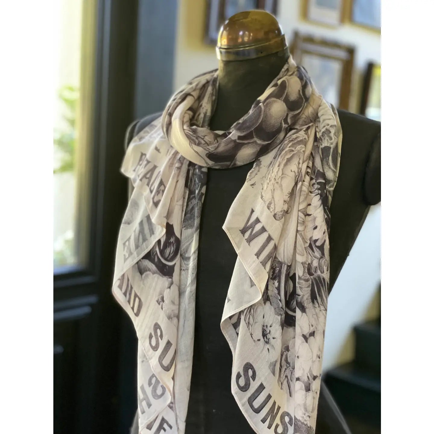 Peace, Wine & Sunshine Scarf