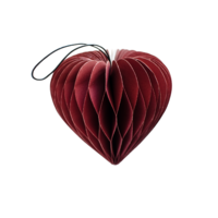 Classic Red Heart Ornament