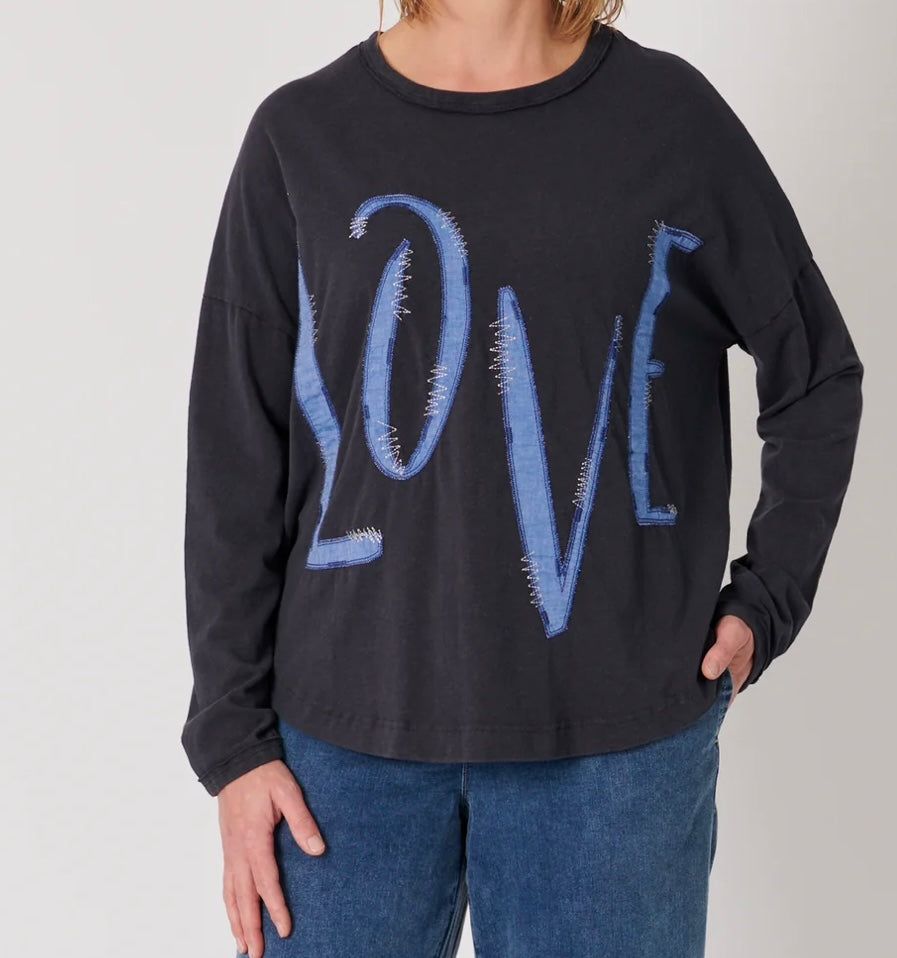 LOVE Top - Denim