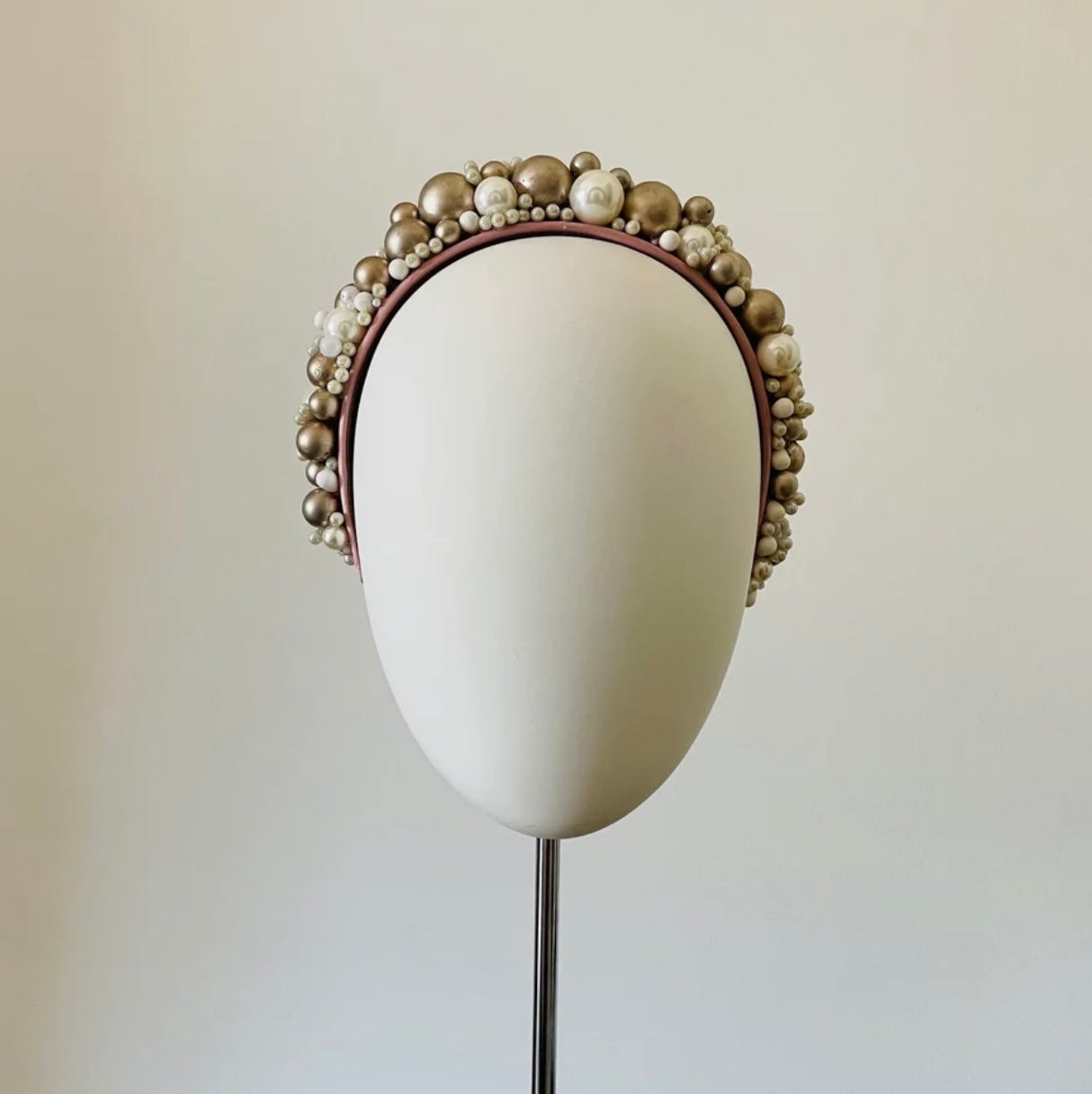 Faux Pearl Head Piece