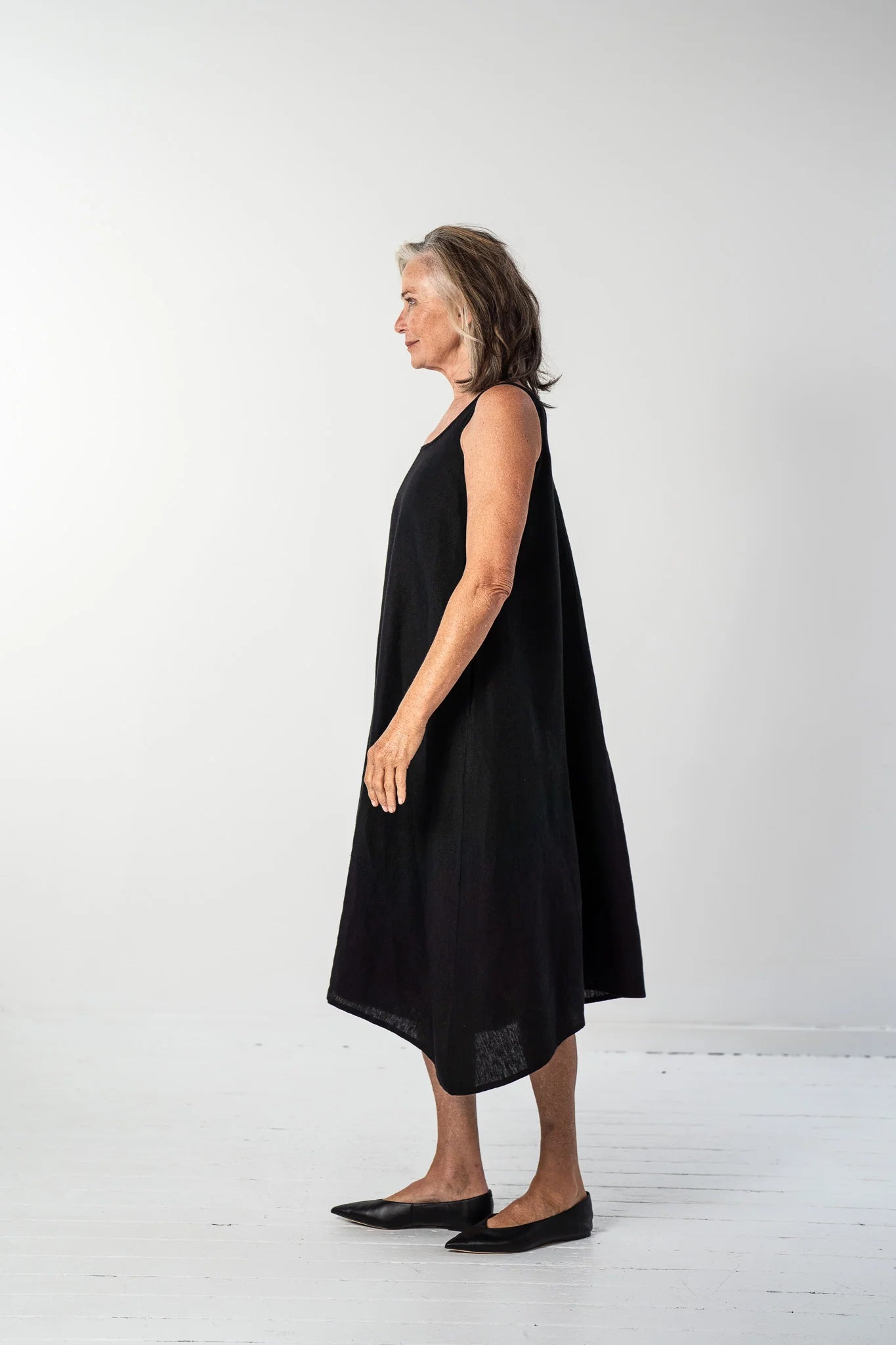 Danni Slip Dress - Black