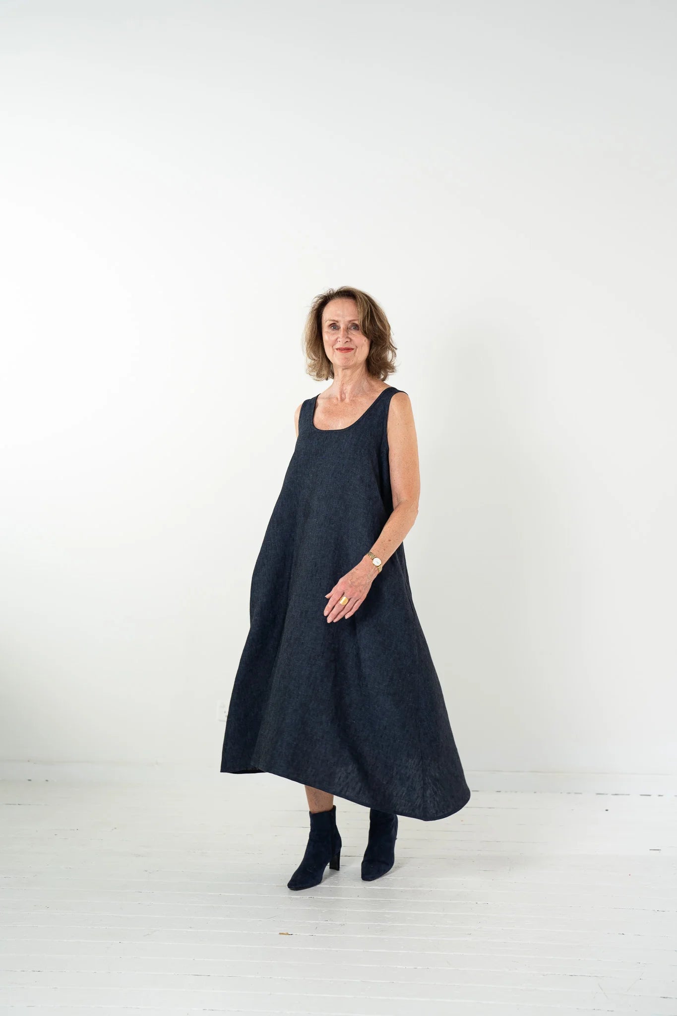 Danni Slip Dress - Navy