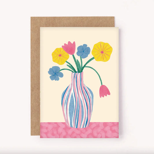 Floral Vase - Everyday Greeting Card