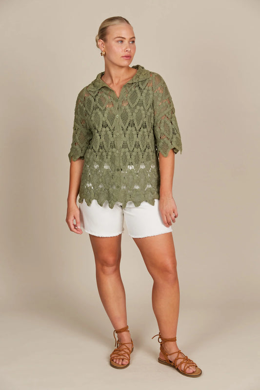 Giselle Shirt - Olive