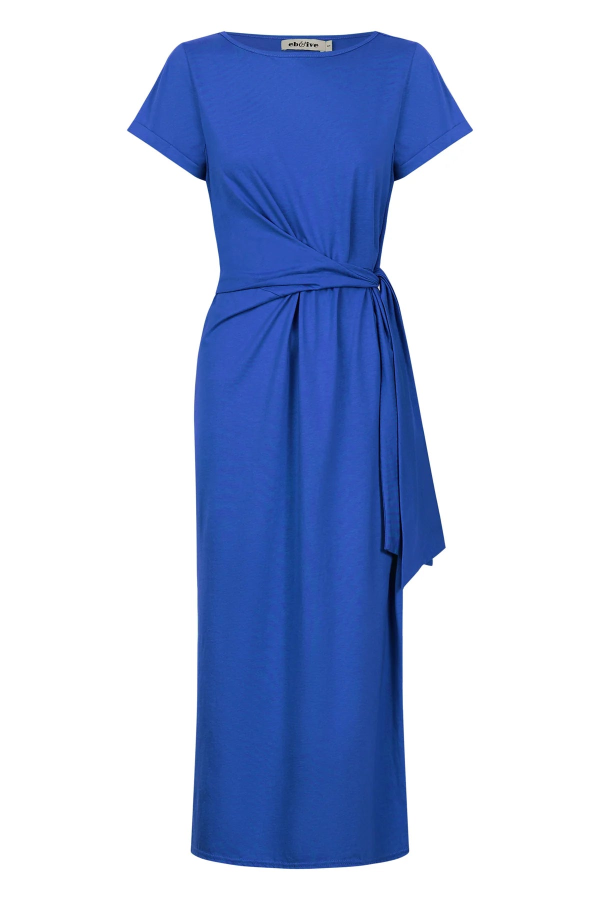 Verano Tie Dress - Cobalt