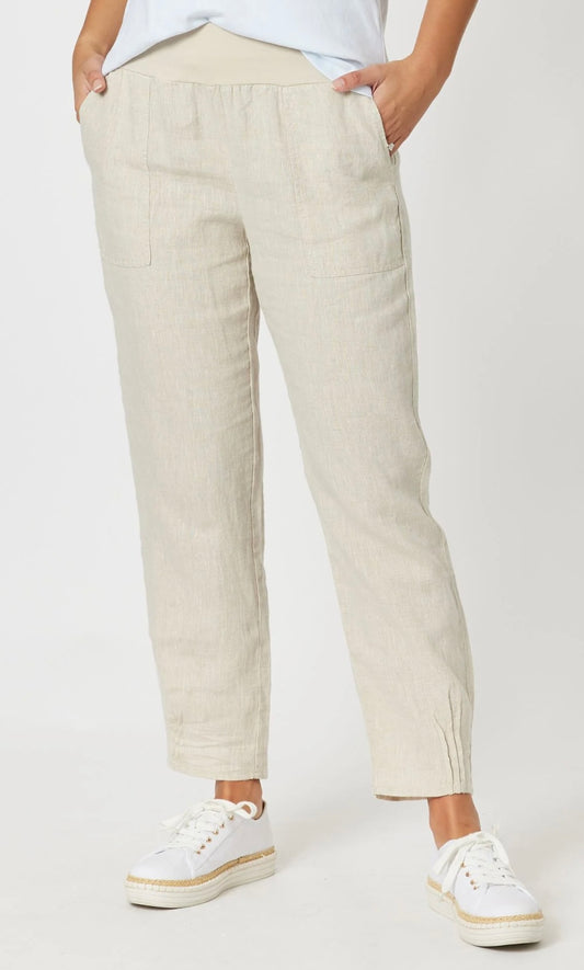 Jersey Waist Pant - Natural