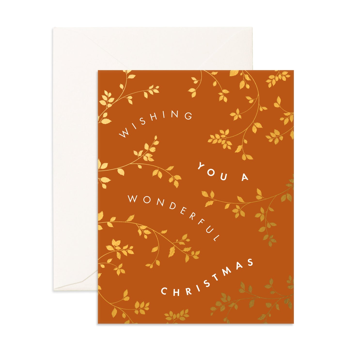 Fox & Fallow Greeting Card - Wonderful Christmas Vines