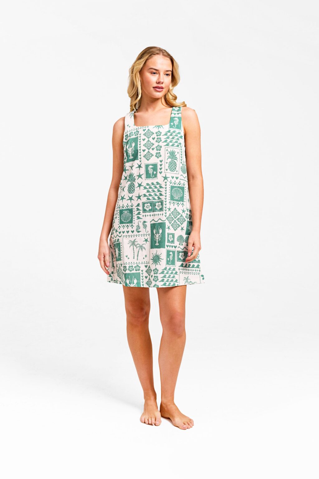 Talia Dress - Seaside Print