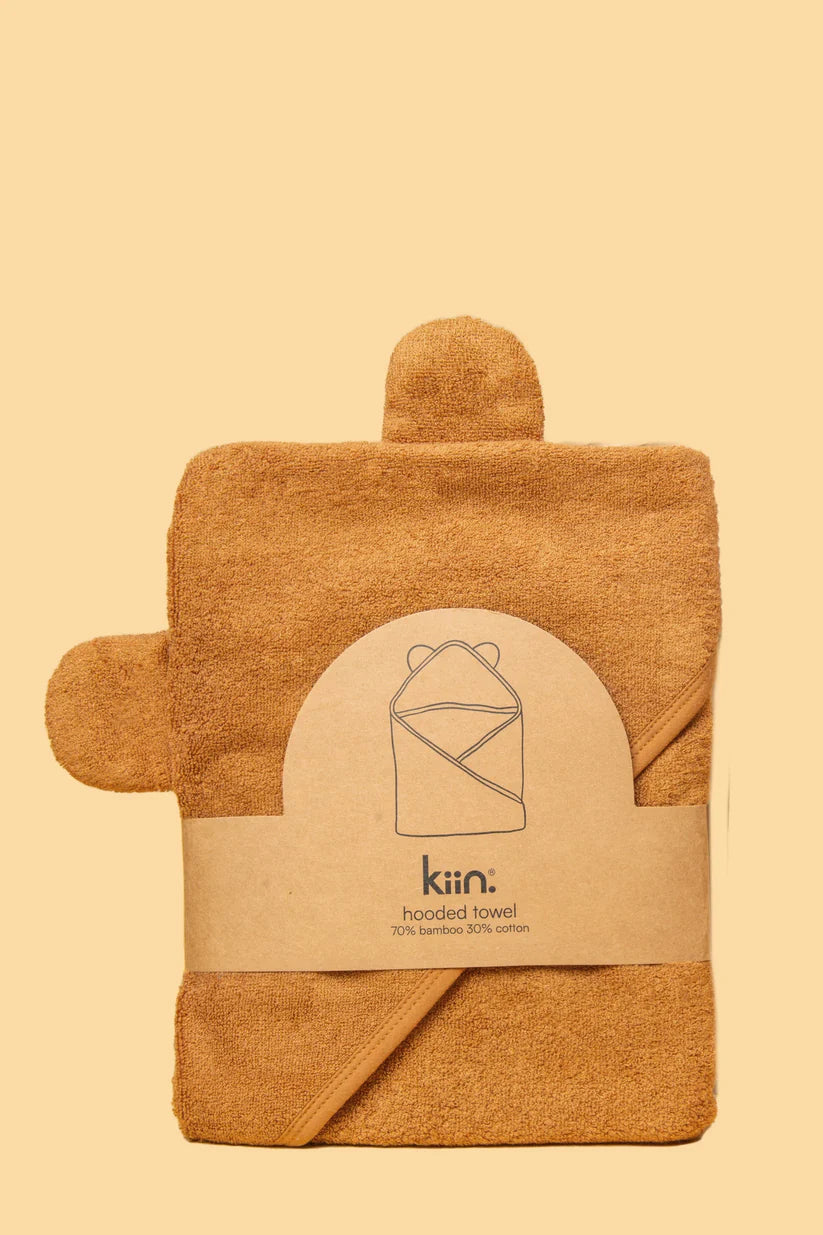 Kiin Hooded Towel - Carmel