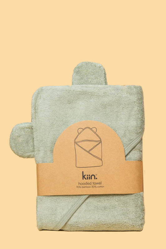 Kiin Hooded Towel - Sage