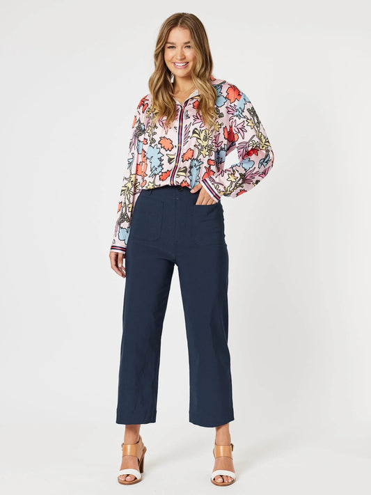 Marine Wide Leg- Navy