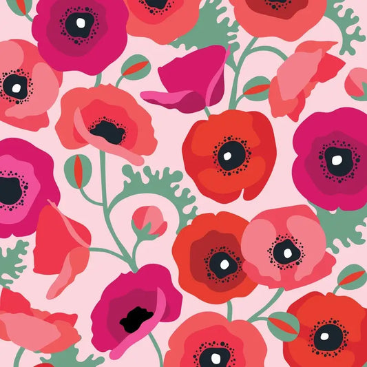 Tea Towel - Poppies