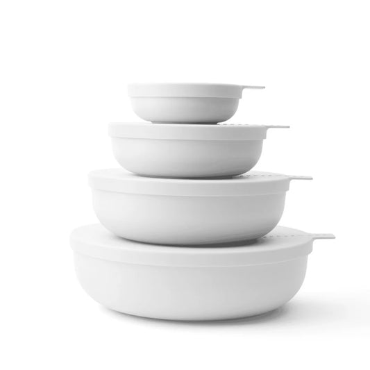 4 Piece Nesting Bowl Set- Salt