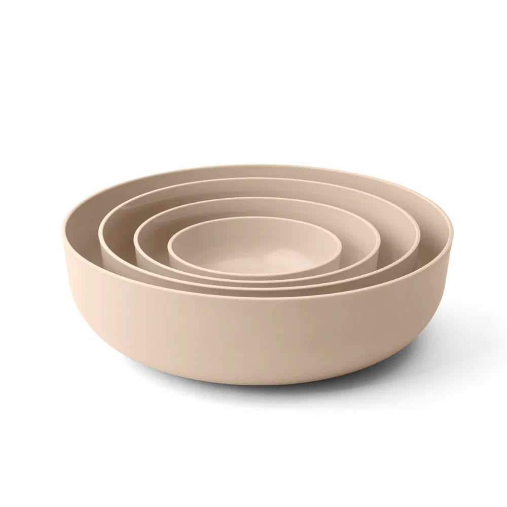 4 Piece Nesting Bowl Set- Biscotti