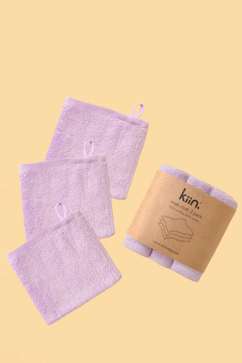 Kiin Wash Cloths- Lilac