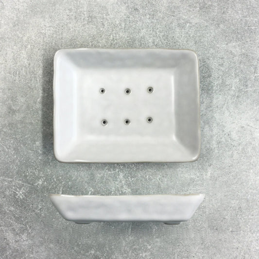 Porcelain Soap Dish - White