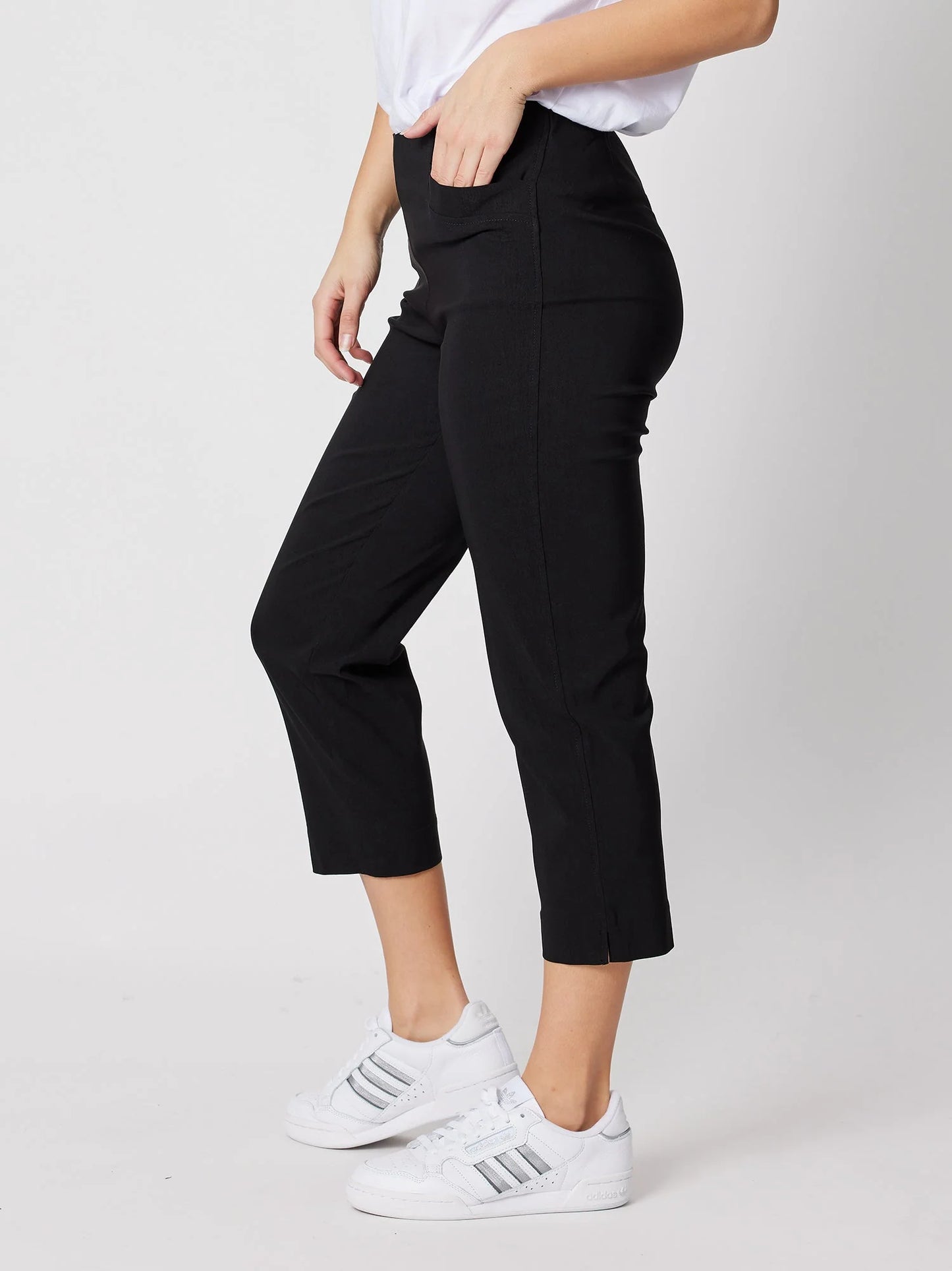 Zara Stretch 7/8 Pant - Black