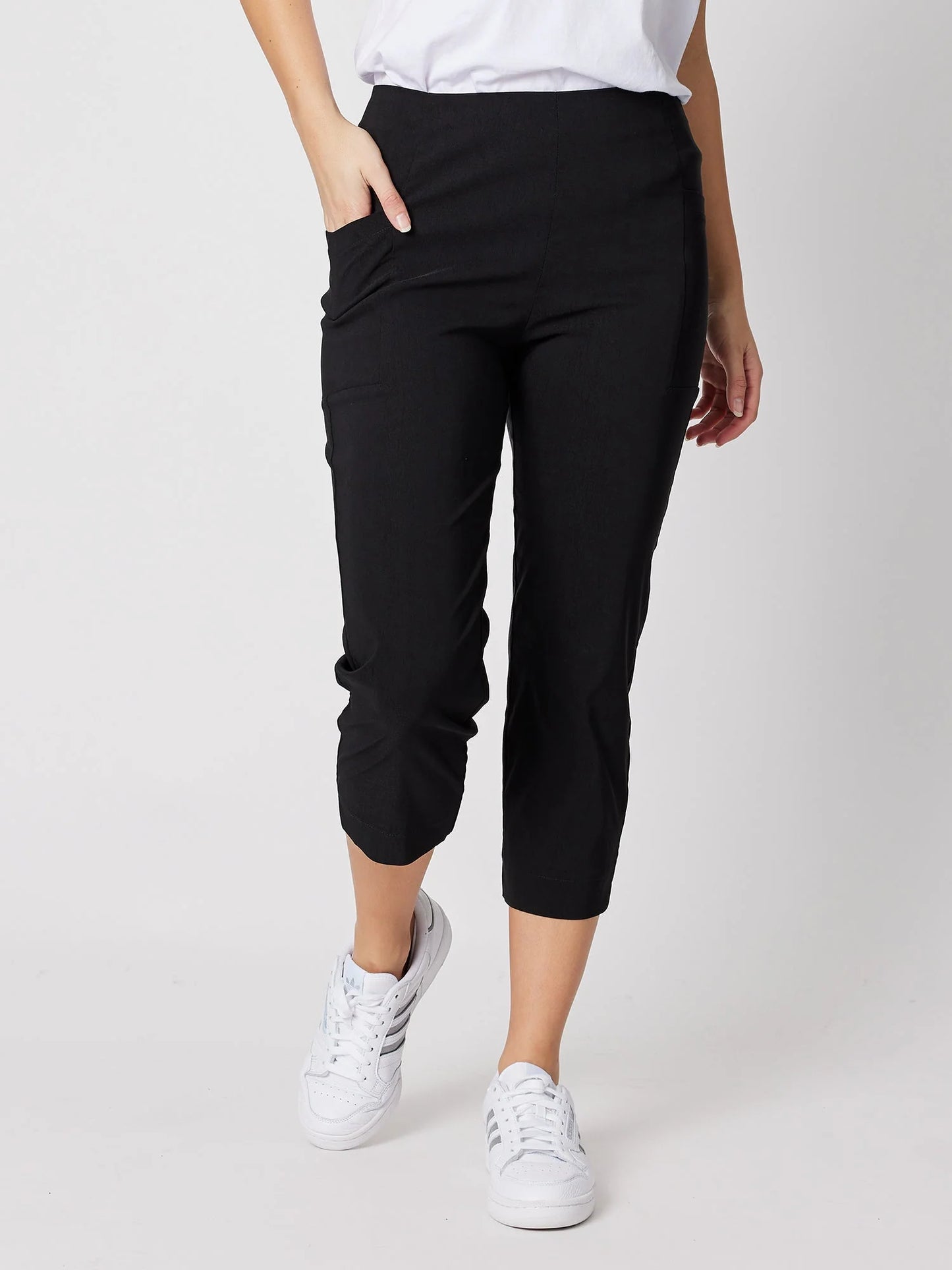 Zara Stretch 7/8 Pant - Black