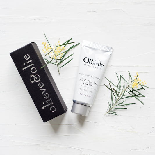 Olieve & Olie Hand Cream Tube & Box - Bergamot, Clary Sage & Geranium